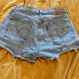 Levi 501 Distressed Jean Shorts